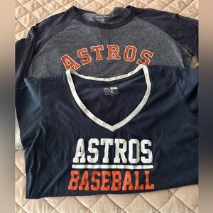 Bundle ✨ Astros Women's Long Sleeve & Short Sleeve